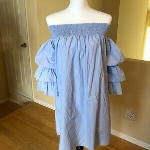Blashe fun and festive light blue summer party dress